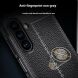 Защитный чехол Deexe Leather Cover для Samsung Galaxy A17 (A175) - Black (385002B). Фото 10 из 11
