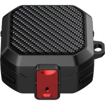 Захисний чохол Deexe Lock Design для Samsung Galaxy Buds 4 / Buds 4 Pro - Red / Black: фото 1 з 6