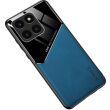 Захисний чохол Deexe Magnetic Leather Cover для Honor X6a - Blue (337829L)