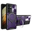 Защитный чехол Deexe Magnetic Space для Samsung Galaxy S21 Ultra (G998) - Purple (300920V)