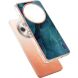 Защитный чехол Deexe Marble Case для OPPO Reno 12 F/FS - Green (377801G). Фото 3 из 8