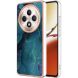 Защитный чехол Deexe Marble Case для OPPO Reno 12 F/FS - Green (377801G). Фото 1 из 8