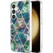 Защитный чехол Deexe Marble Pattern для Samsung Galaxy S24 Plus - Blue / Green (343433LG). Фото 1 из 6