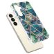 Защитный чехол Deexe Marble Pattern для Samsung Galaxy S24 Plus - Blue / Green (343433LG). Фото 2 из 6