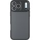 Захисний чохол Deexe Matte Skin для iPhone 18 Pro - Transparent / Black (423615H). Фото 2 з 12