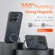 Защитный чехол Deexe Matte Skin Kickstand with MagSafe для Xiaomi 17T - Transparent Black (408853TB). Фото 3 из 13