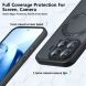 Защитный чехол Deexe Matte Skin Kickstand with MagSafe для Xiaomi 17T - Transparent Black (408853TB). Фото 10 из 13