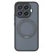 Защитный чехол Deexe Matte Skin Kickstand with MagSafe для Xiaomi 17T - Transparent Black (408853TB). Фото 1 из 13