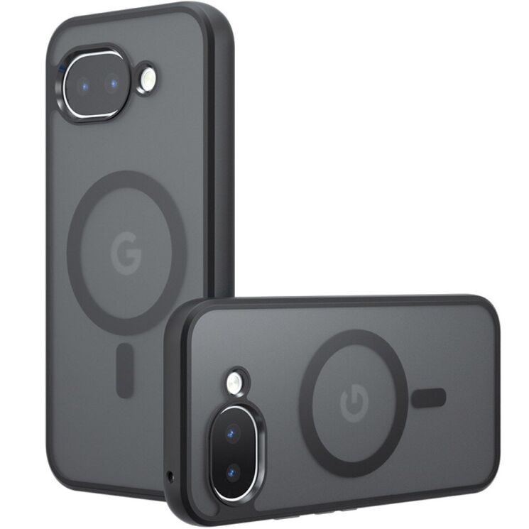 Захисний чохол Deexe Matte Skin with MagSafe для Google Pixel 10a - Black: фото 2 з 11