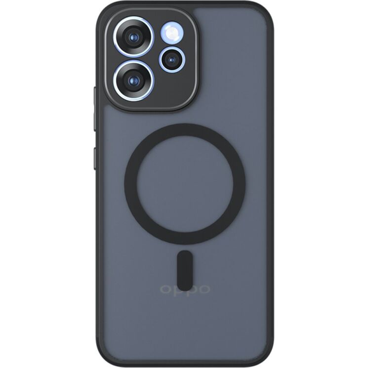 Защитный чехол Deexe Matte Skin with MagSafe для OPPO Reno 15 F/FS - Black: фото 2 из 10