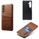 Захисний чохол Deexe Pocket Case для Samsung Galaxy S25 (S931) - Brown (372312Z). Фото 2 з 4