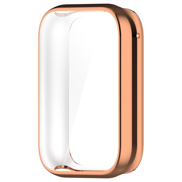 Защитный чехол Deexe Protective Frame для Xiaomi Mi Smart Band 9 Pro - Rose Gold: фото 2 из 8