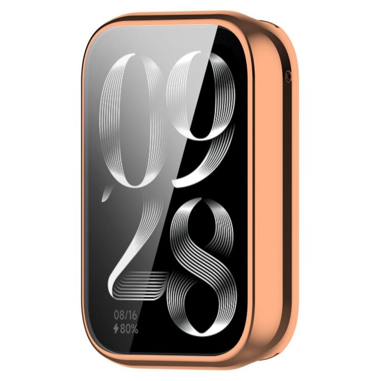 Защитный чехол Deexe Protective Frame для Xiaomi Mi Smart Band 9 Pro - Rose Gold: фото 4 из 8