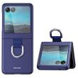 Защитный чехол Deexe Ring Case для Motorola Razr 40 Ultra - Sapphire (329618L)
