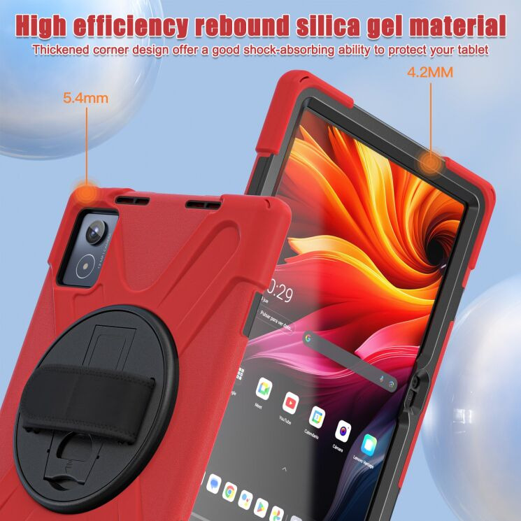 Захисний чохол Deexe Rotation Hybrid для Lenovo Tab K11 Plus - Black: фото 7 з 13