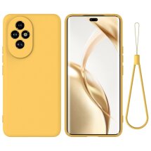 Защитный чехол Deexe Silicone Case для Honor 200 Pro - Yellow: фото 1 из 8
