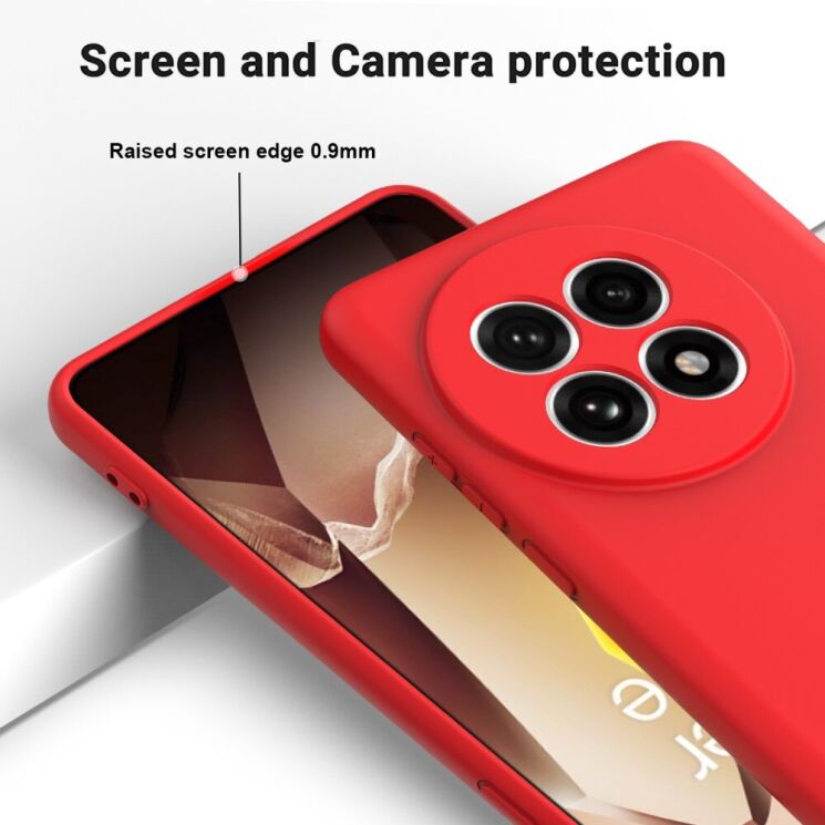 Защитный чехол Deexe Silicone Case для OnePlus 13R / Ace 5 / Ace 5 Pro - Red: фото 5 из 9