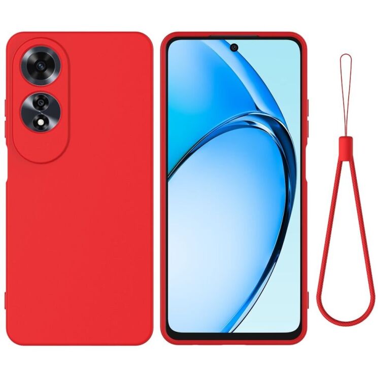 Захисний чохол Deexe Silicone Case для OPPO A60 - Red: фото 1 з 8