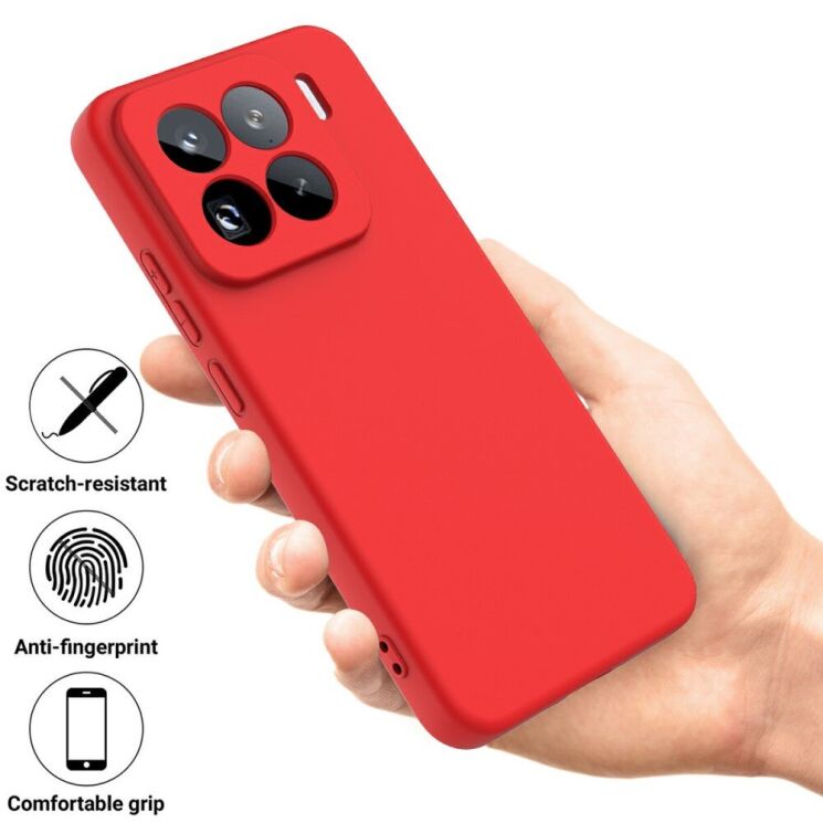 Защитный чехол Deexe Silicone Case для Xiaomi 15 Pro - Yellow: фото 3 из 8