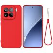 Защитный чехол Deexe Silicone Case для Xiaomi 15 Pro - Red (371134R)