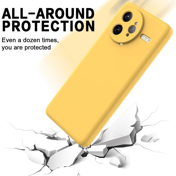 Защитный чехол Deexe Silicone Case для Xiaomi Poco F7 Ultra - Green: фото 5 из 8