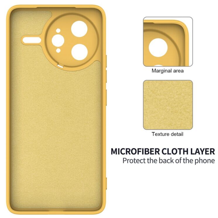 Защитный чехол Deexe Silicone Case для Xiaomi Poco F7 Ultra - Green: фото 6 из 8