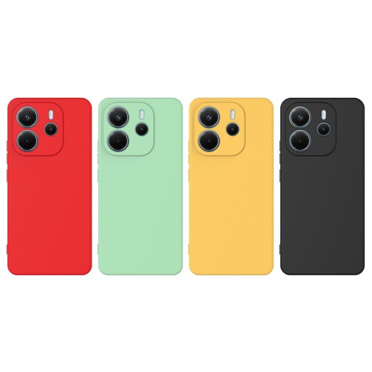 Защитный чехол Deexe Silicone Case для Xiaomi Redmi Note 14 4G - Black: фото 9 из 9