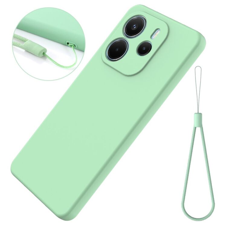 Защитный чехол Deexe Silicone Case для Xiaomi Redmi Note 14 4G - Black: фото 7 из 9