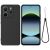 Защитный чехол Deexe Silicone Case для Xiaomi Redmi Note 14 4G - Black: фото 1 из 9