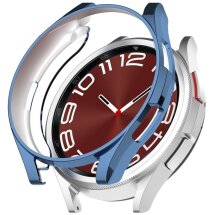 Захисний чохол Deexe Silicone Frame для Samsung Galaxy Watch 6 Classic (47mm) - Blue: фото 1 з 8