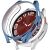Захисний чохол Deexe Silicone Frame для Samsung Galaxy Watch 6 Classic (47mm) - Blue: фото 1 з 8