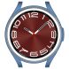 Захисний чохол Deexe Silicone Frame для Samsung Galaxy Watch 6 Classic (47mm) - Blue (334820L). Фото 6 з 8
