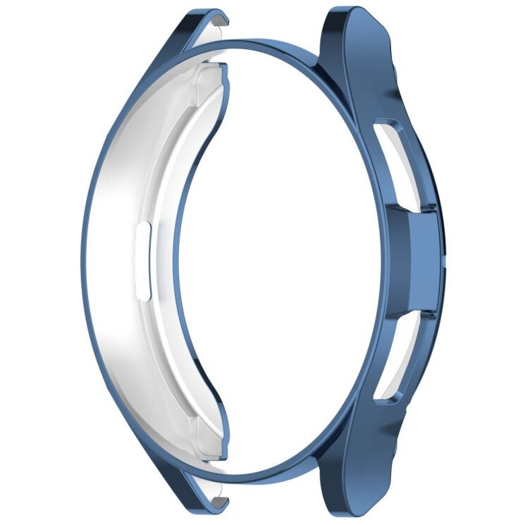 Захисний чохол Deexe Silicone Frame для Samsung Galaxy Watch 6 Classic (47mm) - Blue: фото 2 з 8