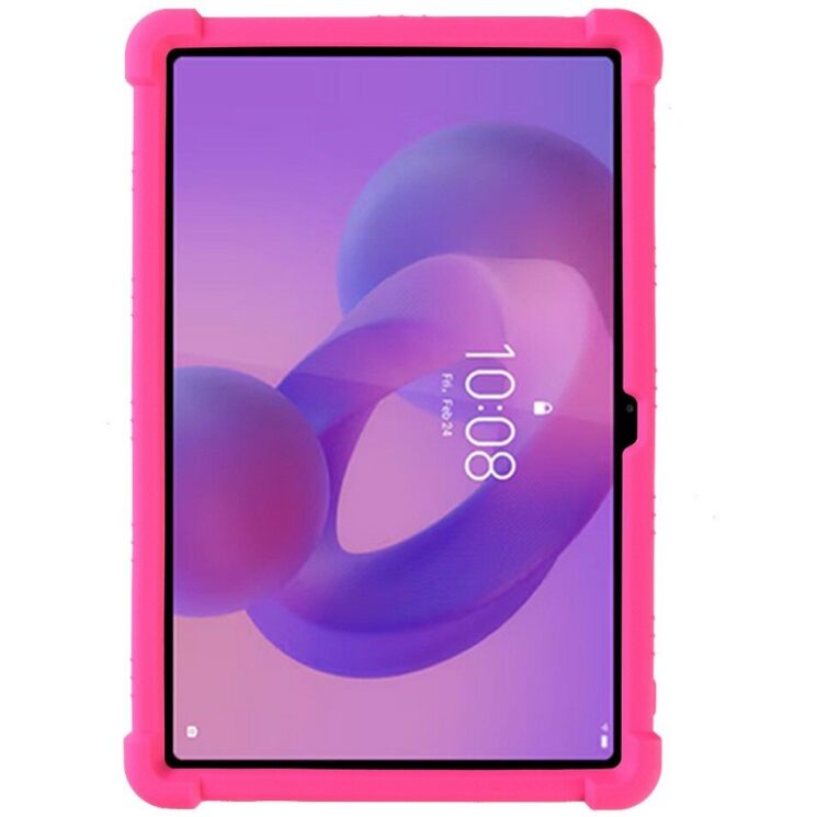 Захисний чохол Deexe Silicone Kickstand для Lenovo Tab K11 Gen 2 / Idea Tab (TB336) - Rose: фото 3 з 10