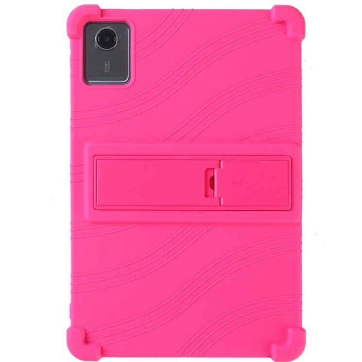 Захисний чохол Deexe Silicone Kickstand для Lenovo Tab K11 Gen 2 / Idea Tab (TB336) - Rose: фото 2 з 10