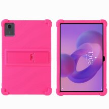 Захисний чохол Deexe Silicone Kickstand для Lenovo Tab K11 Gen 2 / Idea Tab (TB336) - Rose: фото 1 з 10