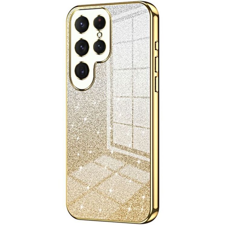 Защитный чехол Deexe Sparkles Cover для Samsung Galaxy S25 Ultra (S938) - Gold: фото 1 из 6