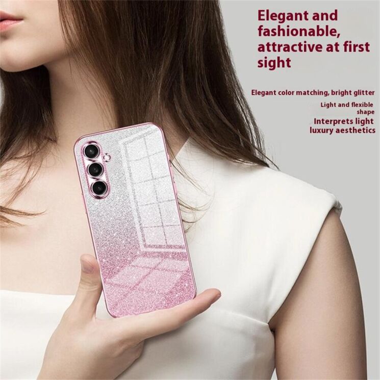 Защитный чехол Deexe Sparkles Cover для Samsung Galaxy S26 - Pink (404247P) Защитный чехол Deexe Sparkles Cover для Samsung Galaxy S26 - Pink: фото 7 из 7