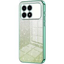 Захисний чохол Deexe Sparkles Cover для Xiaomi Poco F8 Pro - Green: фото 1 з 7
