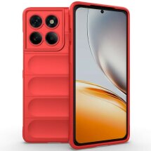 Защитный чехол Deexe Terra Case для Motorola Edge 60 Pro - Red: фото 1 из 6
