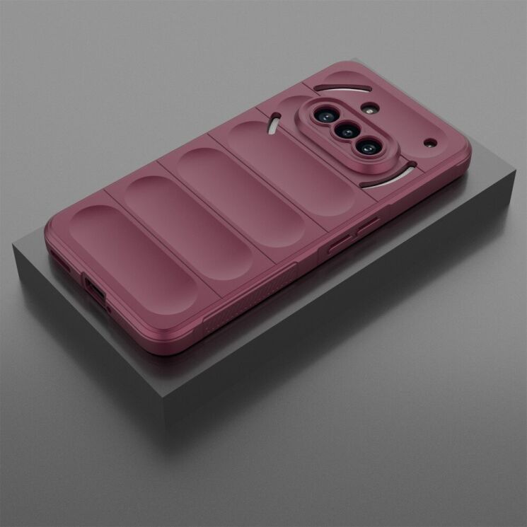 Защитный чехол Deexe Terra Case для Nothing Phone (3a) - Wine Red: фото 3 из 6