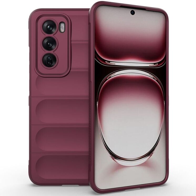 Защитный чехол Deexe Terra Case для OPPO Reno 12 - Wine Red: фото 1 из 6