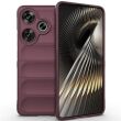 Защитный чехол Deexe Terra Case для Xiaomi Poco F6 - Wine Red (355017WR)