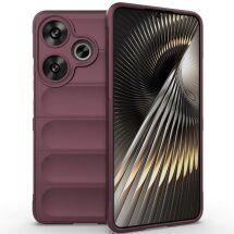 Защитный чехол Deexe Terra Case для Xiaomi Poco F6 - Wine Red: фото 1 из 8