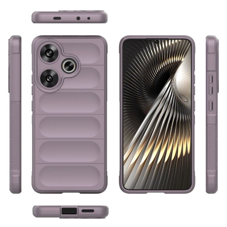 Защитный чехол Deexe Terra Case для Xiaomi Poco F6 - Wine Red: фото 8 из 8