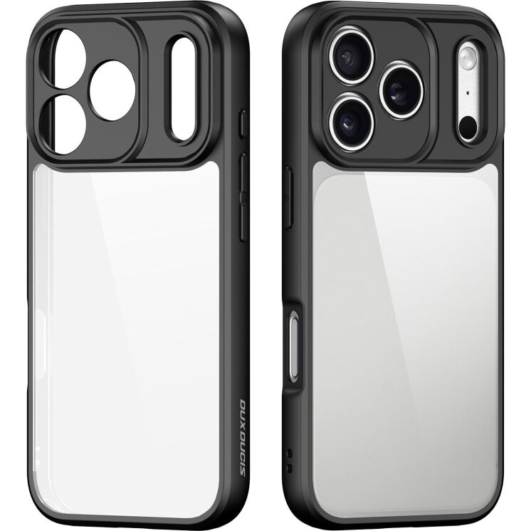 Захисний чохол DUX DUCIS Aimo Series (Clear) для iPhone 18 Pro / 17 Pro - Black (423629B) Захисний чохол DUX DUCIS Aimo Series (Clear) для iPhone 18 Pro / 17 Pro - Black: фото 2 з 10