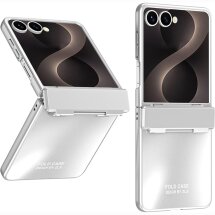 Защитный чехол Dux Ducis Chrome Case для Samsung Galaxy Flip 8 - Silver: фото 1 из 7