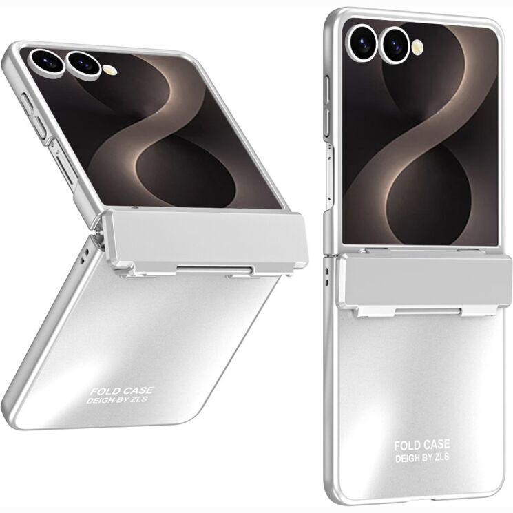 Защитный чехол Dux Ducis Chrome Case для Samsung Galaxy Flip 8 - Silver (423509S) Защитный чехол Dux Ducis Chrome Case для Samsung Galaxy Flip 8 - Silver: фото 1 из 7