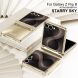 Защитный чехол Dux Ducis Chrome Case для Samsung Galaxy Flip 8 - Silver (423509S). Фото 4 из 7