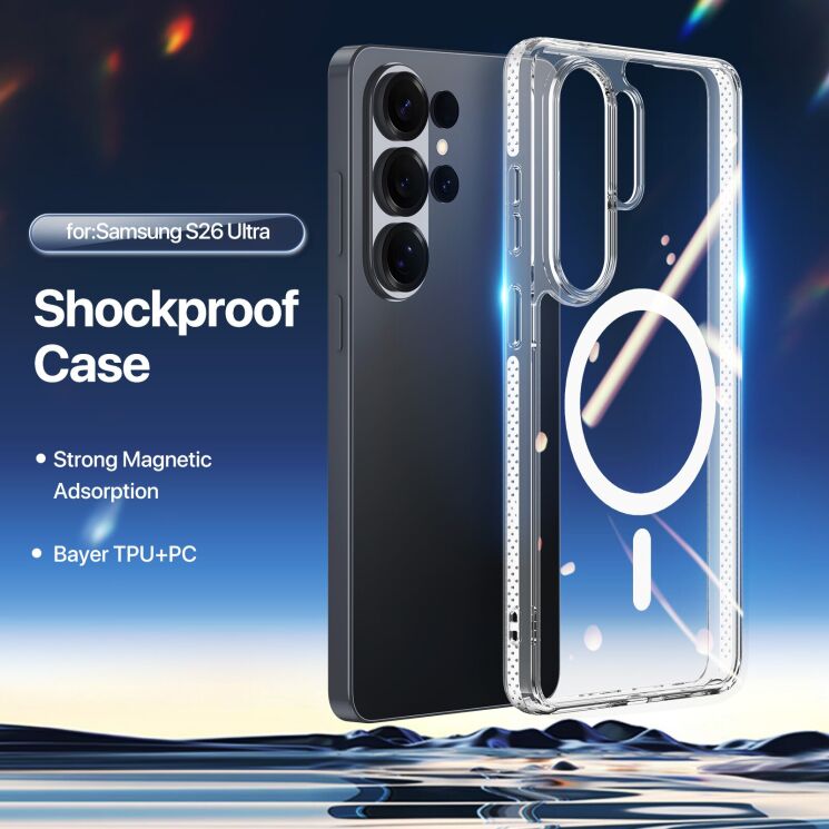 Захисний чохол DUX DUCIS Clin Series MagSafe для Samsung Galaxy S26 Ultra - Clear: фото 4 з 13